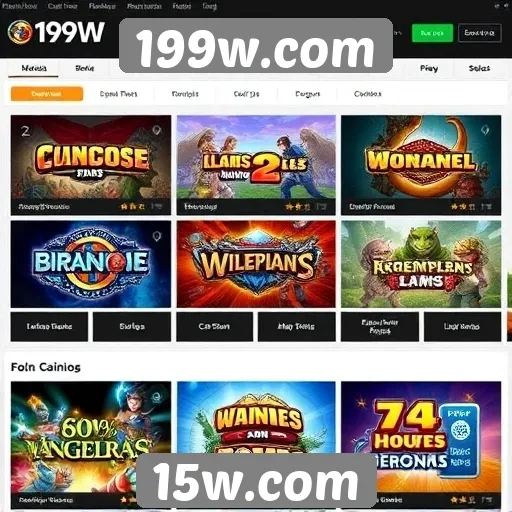 Explorando a variedade de jogos no 199w.com