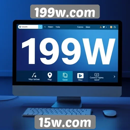 Análise da interface do usuário no 199w.com